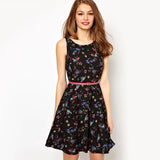 Flower Design Dress-Dress-Garcia-Smart SEO Store