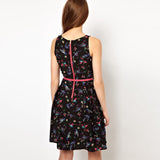 Flower Design Dress-Dress-Garcia-Smart SEO Store